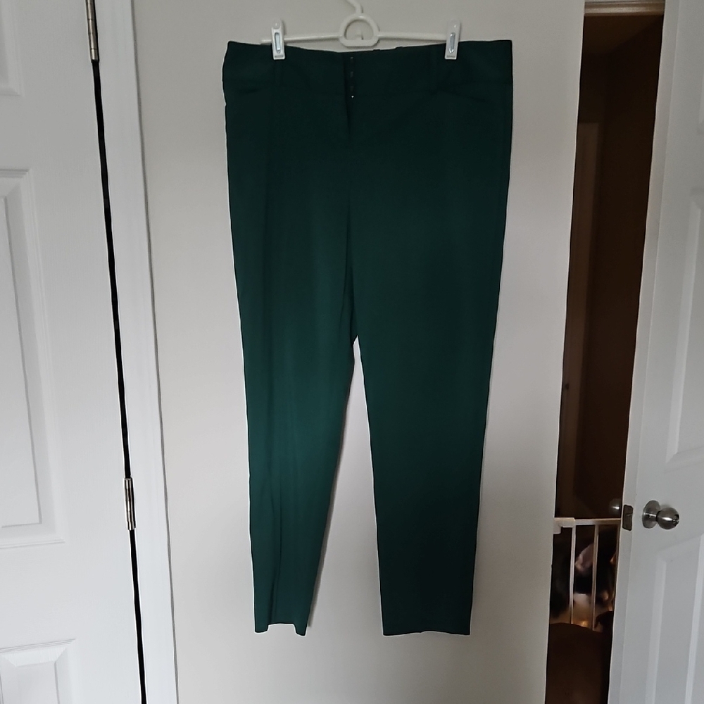 The Limited Green Drew Fit Pants